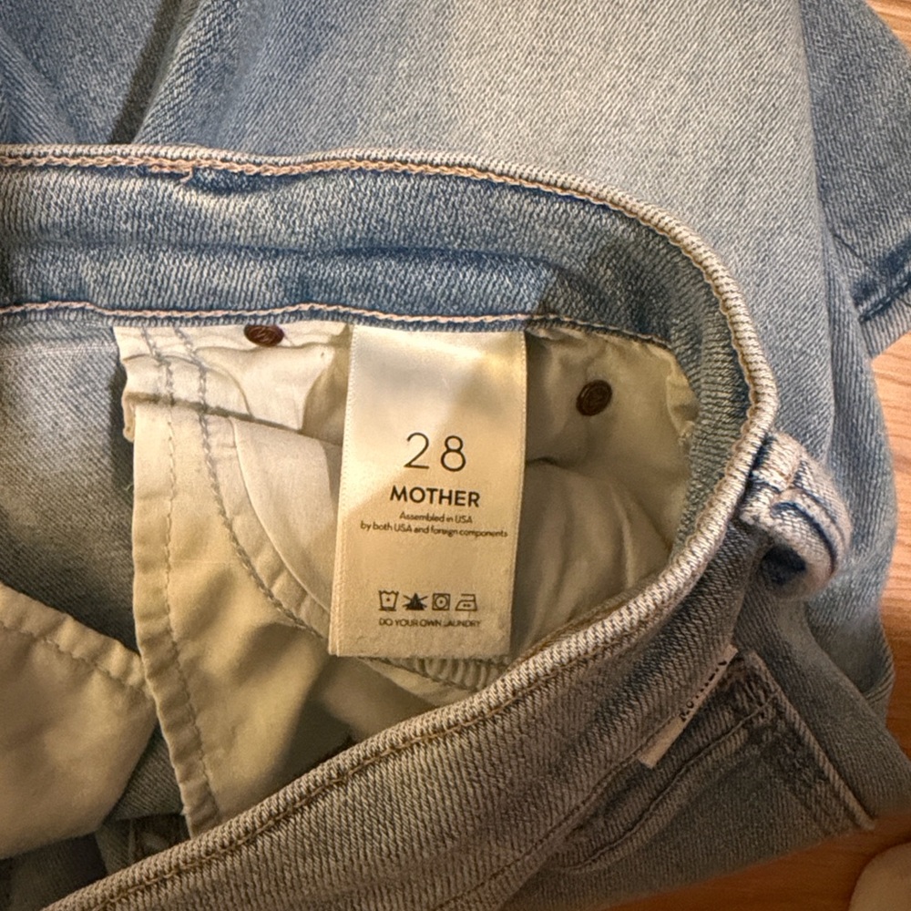 MOTHER Women’s Dazzler Jeans Sweet Petals- Size 28